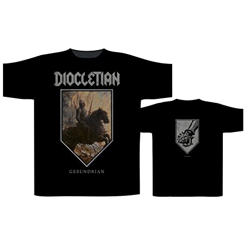 RAZAMATAZ Diocletian Gesundrian Cover (schwarz) T-Shirt, schwarz, X-Groß von Razamataz