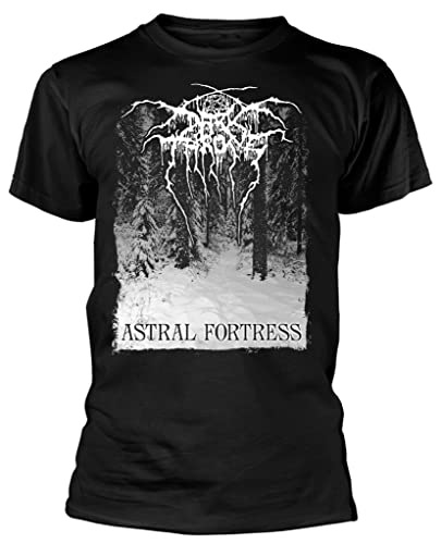 Razamataz Darkthrone 'Astral Fortress Forest' T-Shirt (schwarz), Black, L von Razamataz