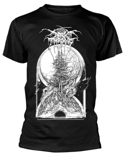 Razamataz Darkthrone Unisex T-Shirt "Lone Pines of The Lost Planet", kurzärmelig, Schwarz , XL von Razamataz