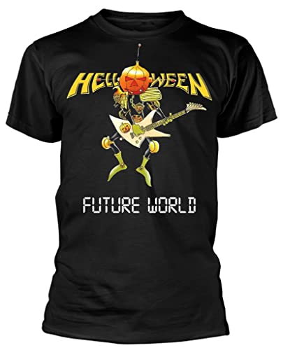 Razamataz Helloween 'Future World' T-Shirt (schwarz), Schwarz , XL von Razamataz