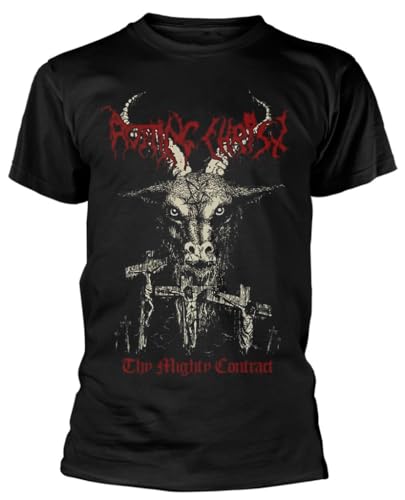 Rotting Christ 'Thy Mighty Contract' T-Shirt (schwarz), Schwarz , XL von Razamataz