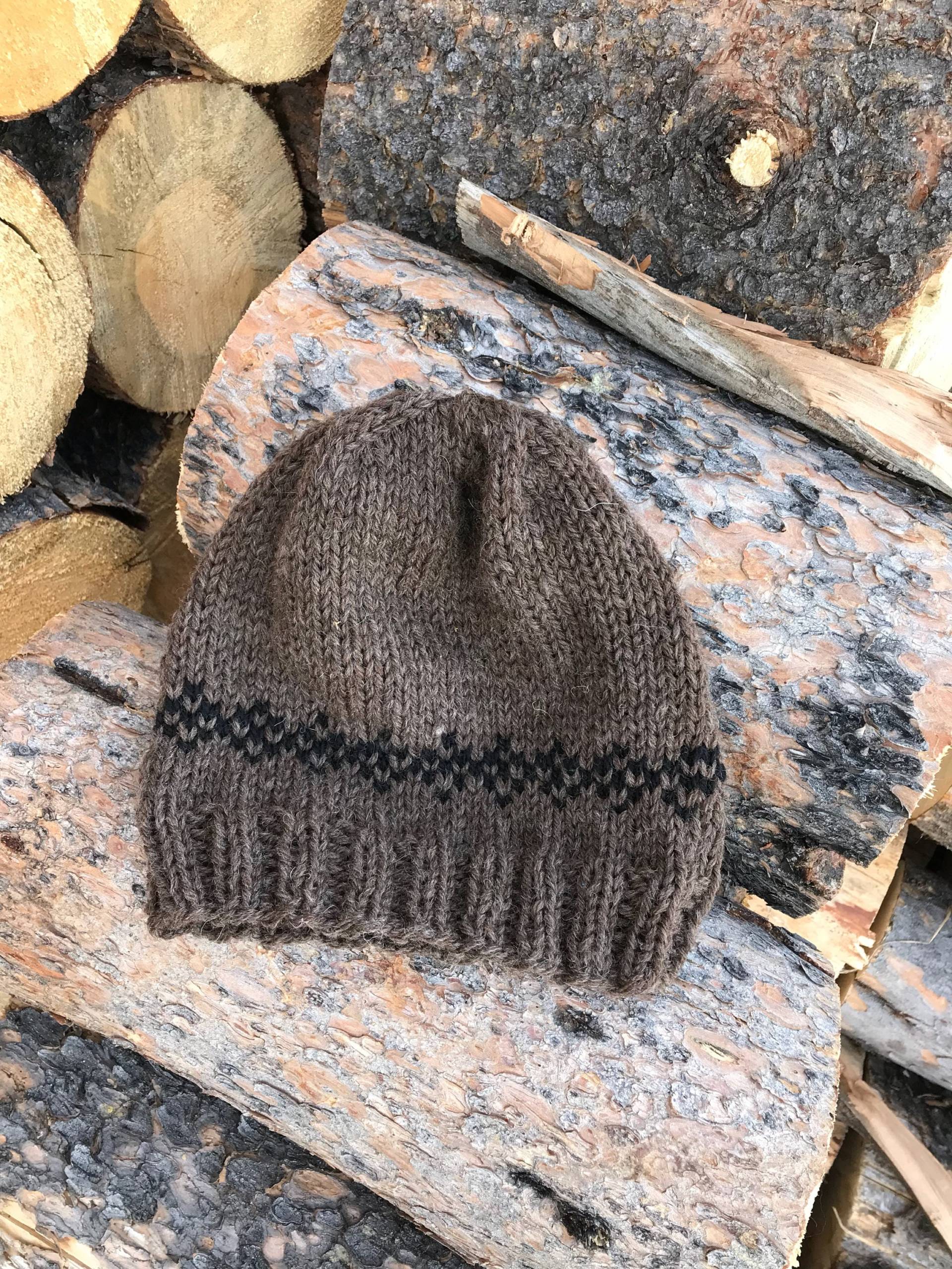 Reine Wolle Wintermütze - Handgestrickt, Warm von Razels
