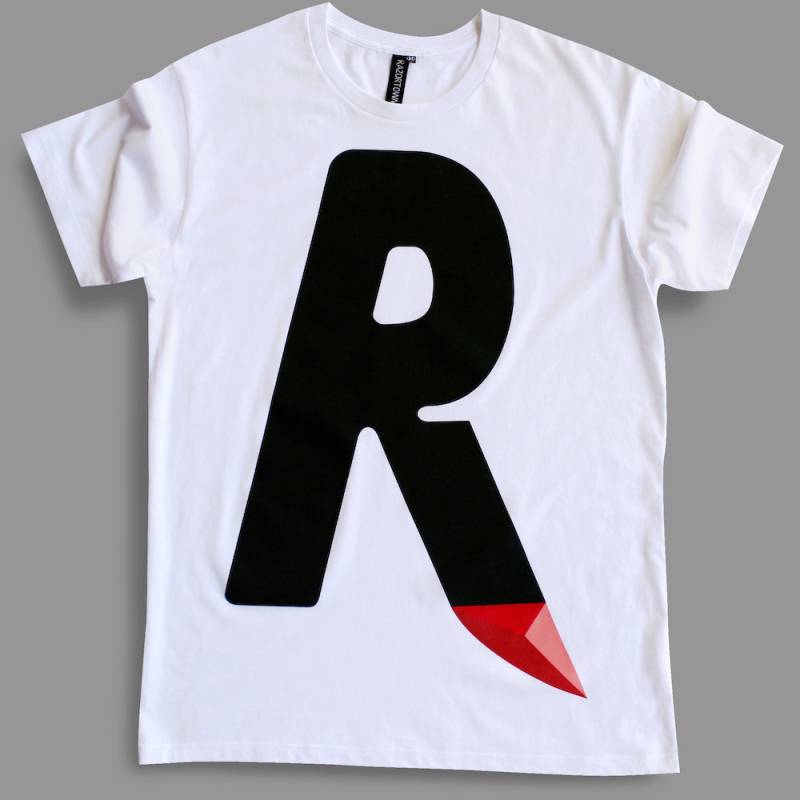 R Steht Für Razortown T-Shirt | Weiß von Razortown