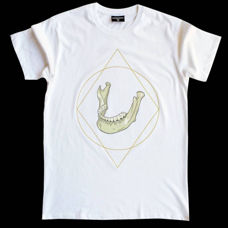Razortown - My Favourite Mandible T-Shirt | Weiß von Razortown