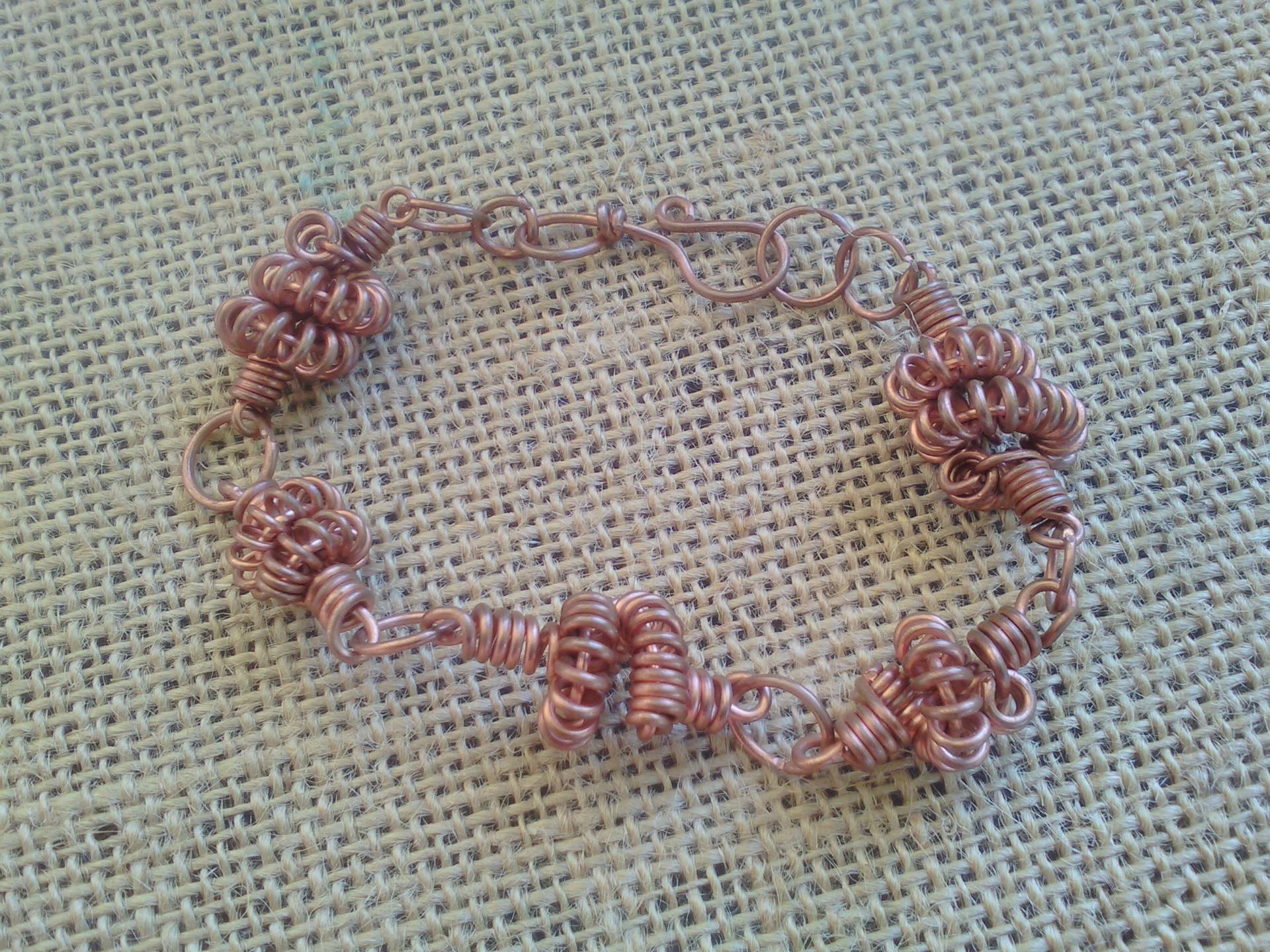 Draht Gewickelt Kupfer Twist Armband Draht Gewickelt Kupfer Twist Armband von Rckhoundzz