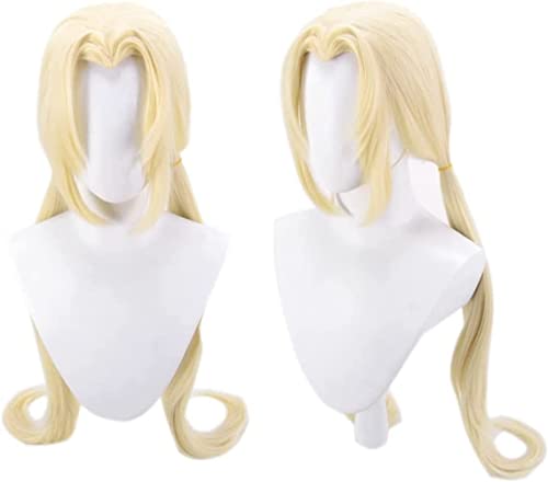 Anime Perücke Tsunade Cosplay Perücke Lange Gelb Haar für Kostüm Party Show Ereignis Konzerte Täglichen Perücke Kappe von Rcrllya