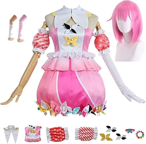 Anime Projekt Sekai bunte Bühne Cosplay Kostüm Ootori Emu Otori Emu Perücke Uniform Kleid Outfit Carnaval Party Halloween Anzug (Ootori Emu Perücke,L) von Rcrllya