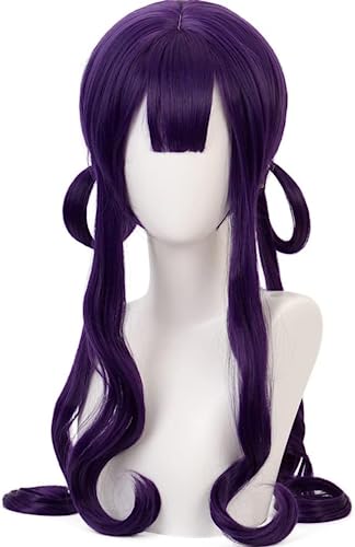 Anime Toilette gebunden Hanako Kun Cosplay Akane Aoi Perücke Lila Lange Haare Perücken für Halloween Party Kostüm Karneval Perücke Mütze von Rcrllya