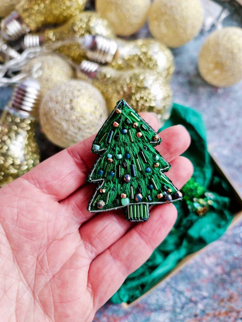 Christbaum Brosche, Christbaumschmuck Anstecknadel Christbaum Brosche, Christbaumschmuck Anstecknadel von RdjewelryDesigns