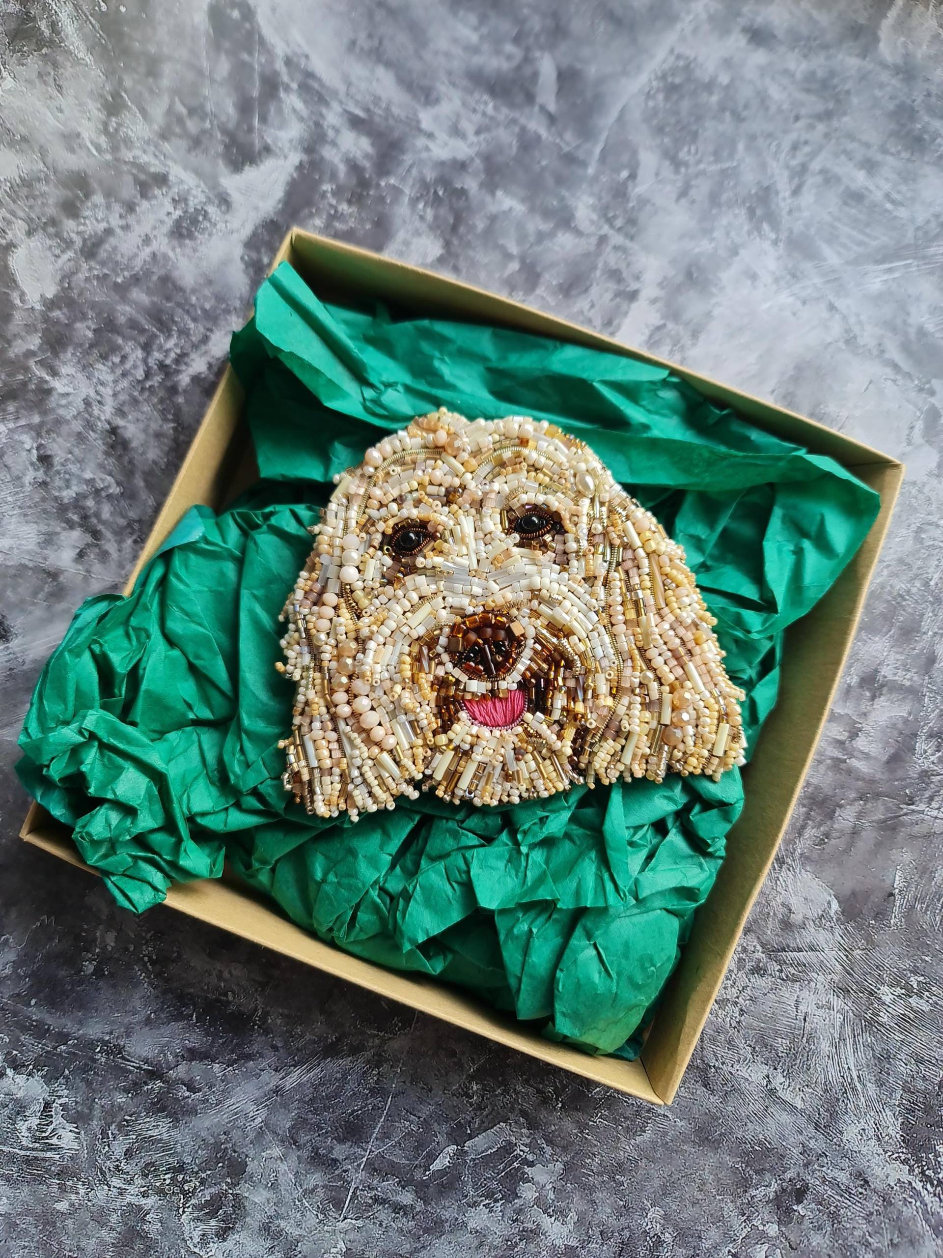 Personalisierte Labradoodle Portrait Brosche - Handgemachtes Hunde Pin Geschenk Personalisierte Labradoodle Portrait Brosche - Handgemachtes Hunde Pin Geschenk von RdjewelryDesigns