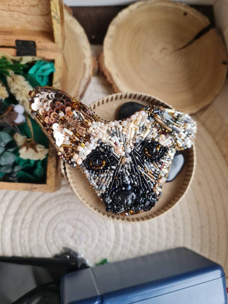 Personalisierte Tier Brosche Perlen Brosche Personalisiert Personalisierte Tier Brosche Perlen Brosche Personalisiert von RdjewelryDesigns