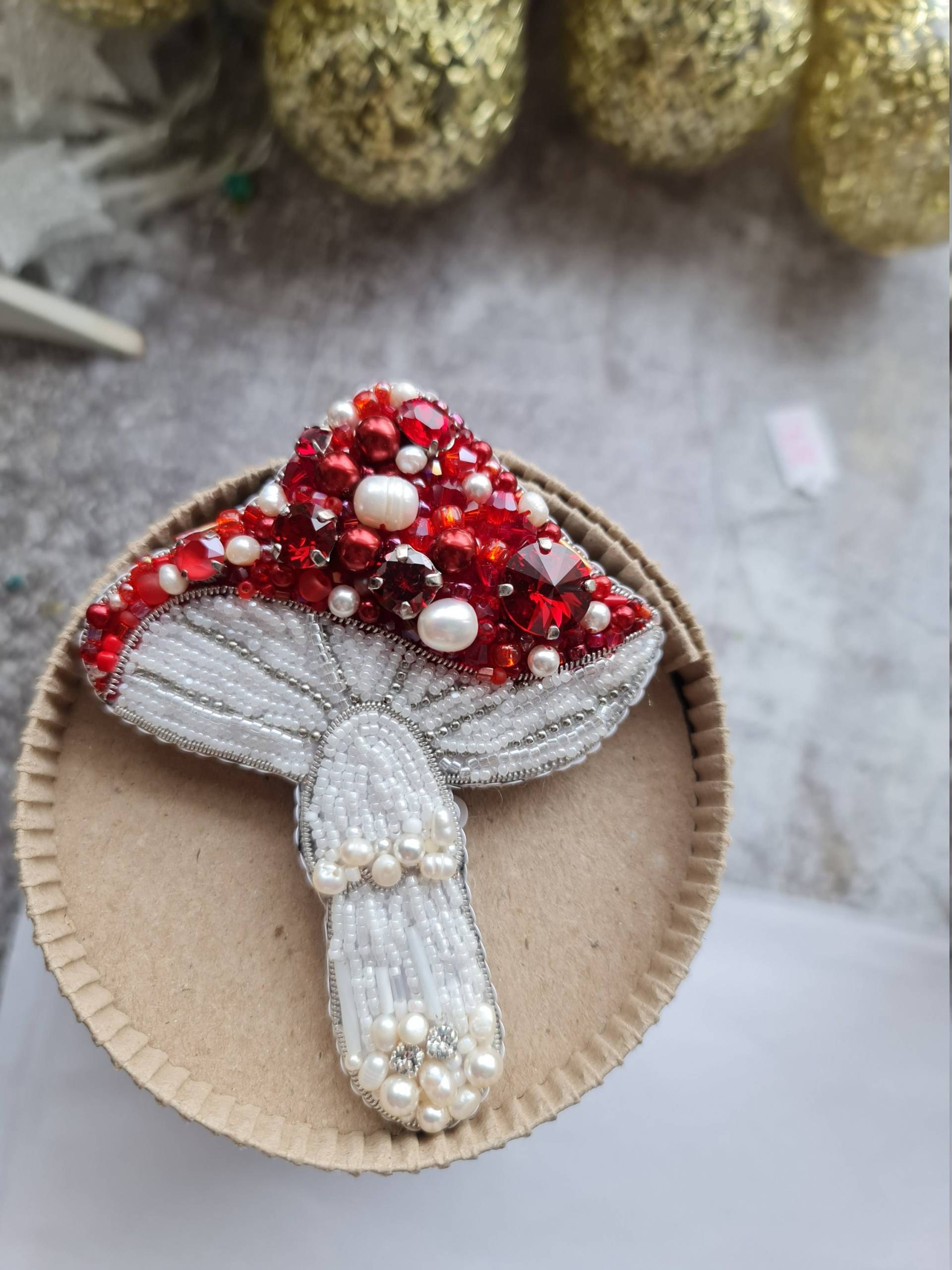 Pilz Broschen Für Frauen, Amanita Geschenk von RdjewelryDesigns