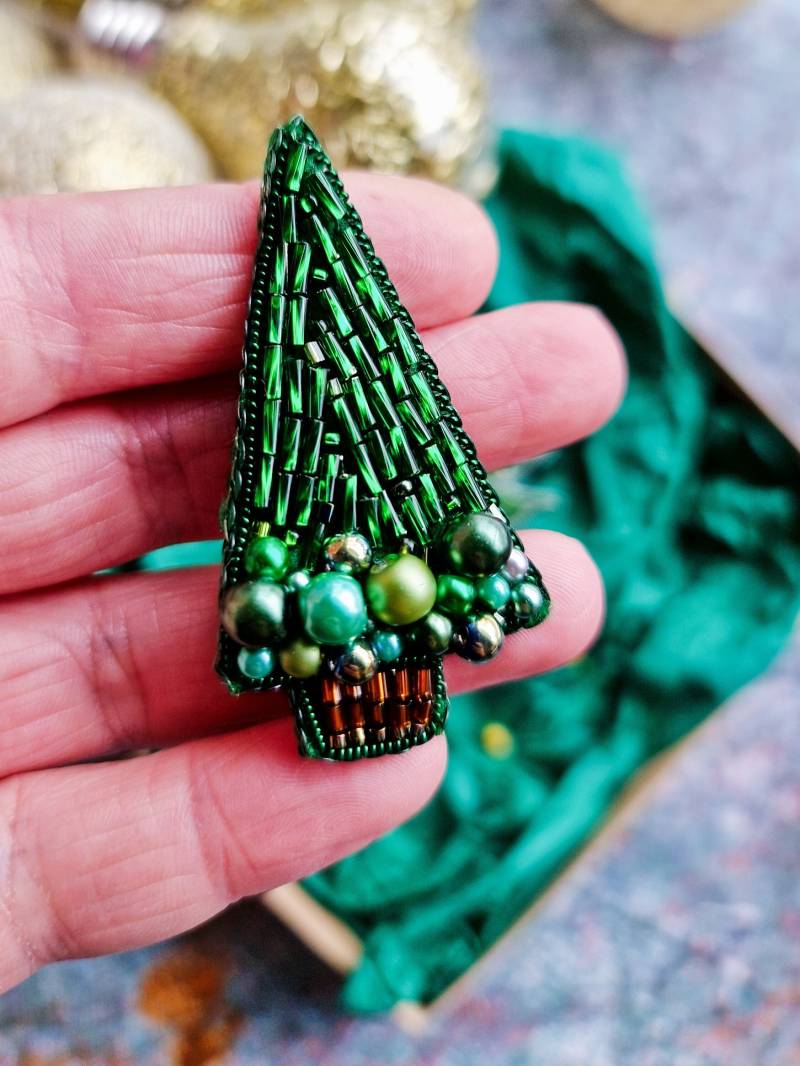Tannenbaum Brosche, Christbaumschmuck Tannenbaum Brosche, Christbaumschmuck von RdjewelryDesigns