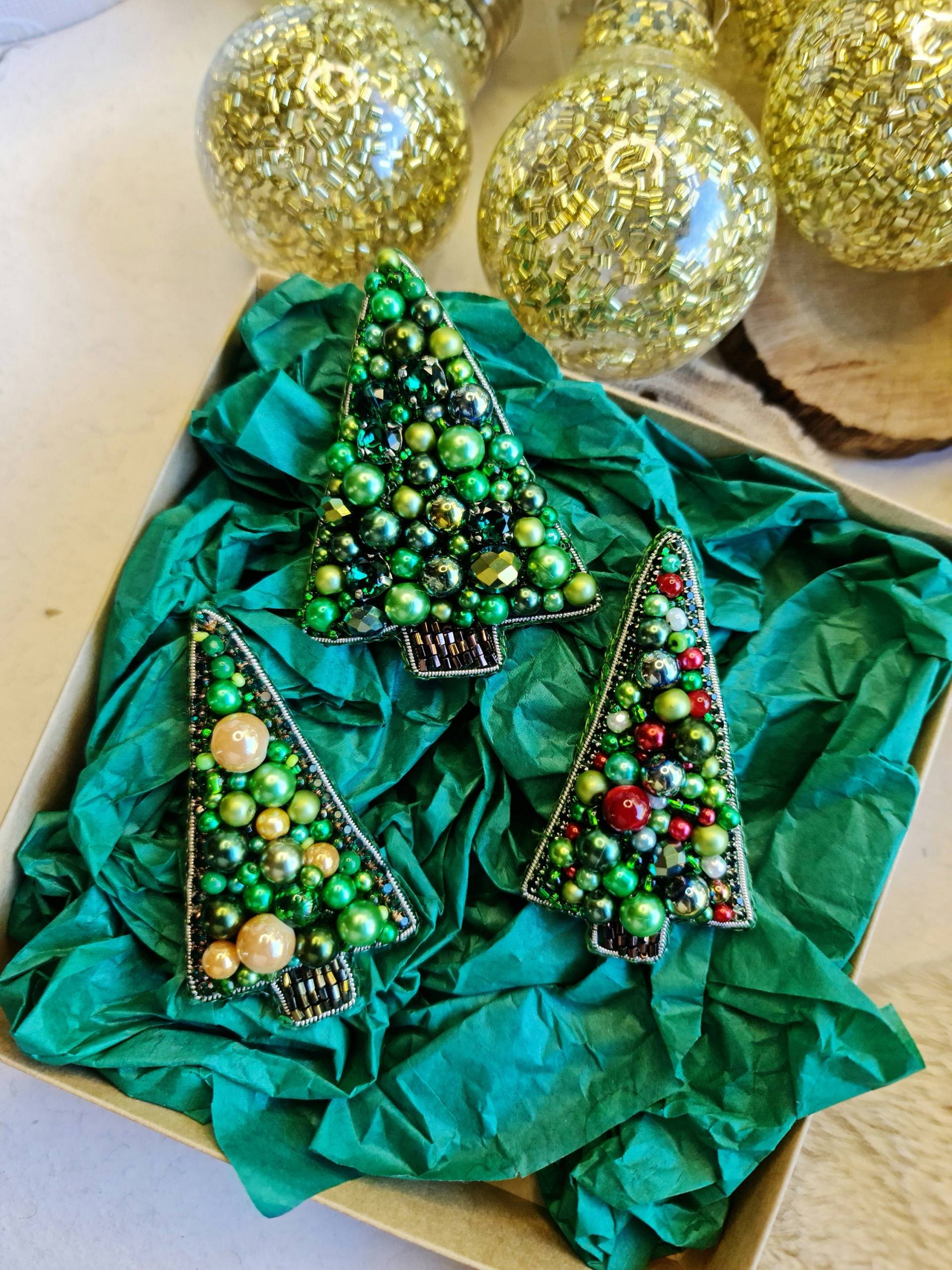 Weihnachtsbaum Brosche, Weihnachtsbrosche, Beste Freundin Geschenk von RdjewelryDesigns