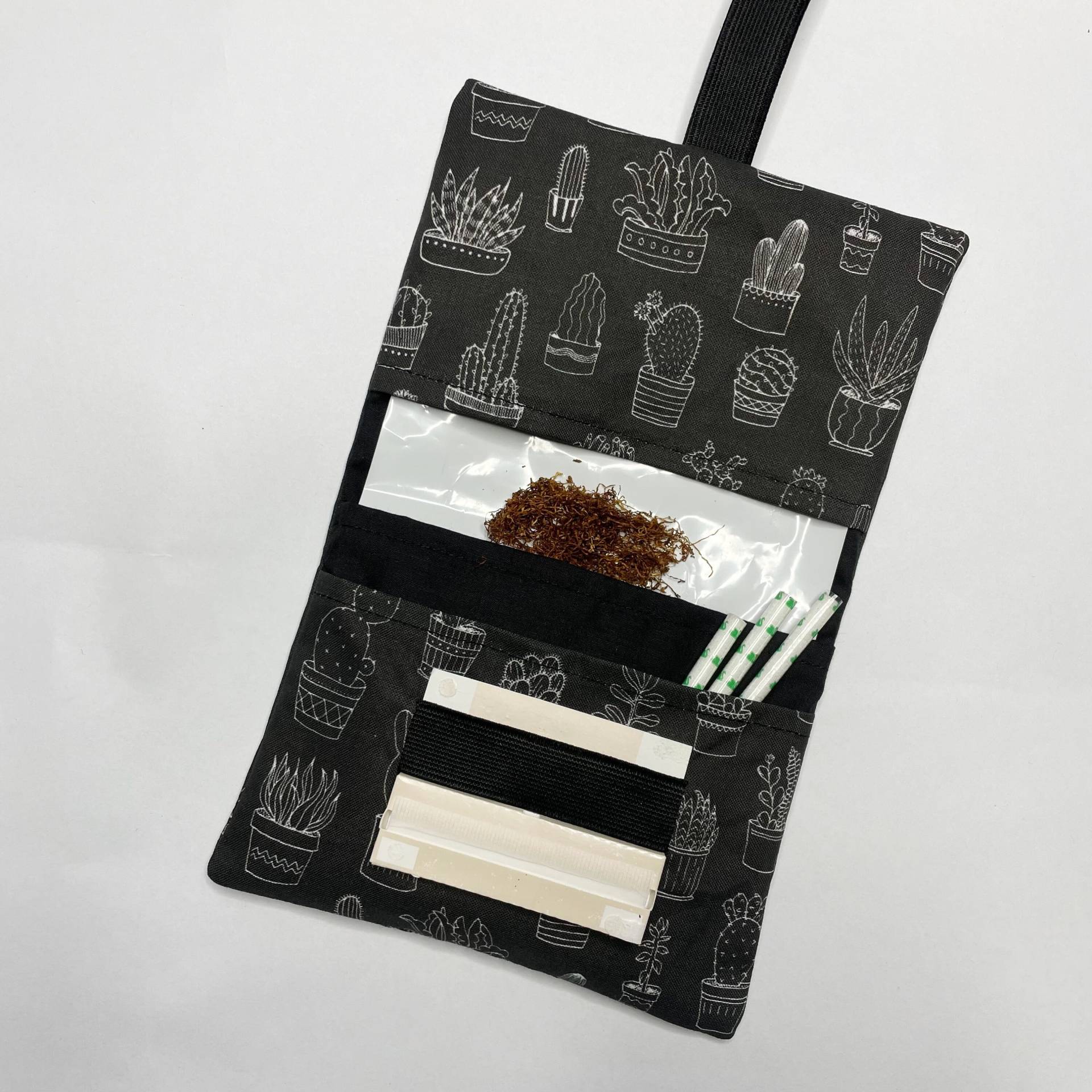 Handgefertigte Zimmerpflanzen Print Tabakbeutel von RdnDesign
