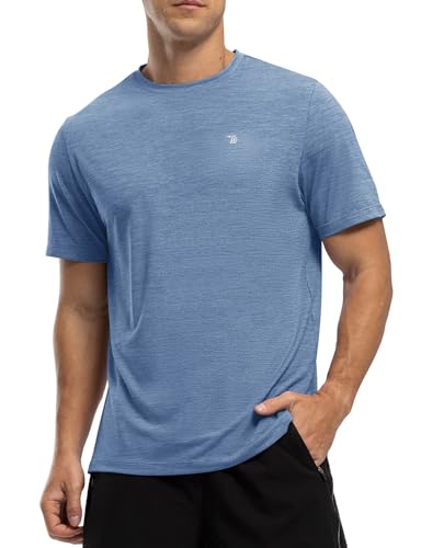 Rdruko Herren Dry Fit Workout Shirts Feuchtigkeitstransport Kurzarm Athletic Running Gym Active Sports Shirts, Kobaltblau, L Rdruko Herren Dry Fit Workout Shirts Feuchtigkeitstransport Kurzarm Athletic Running Gym Active Sports Shirts, Kobaltblau, L von Rdruko