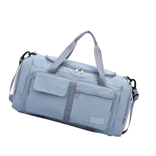 Rdxanc Faltbare Turnbeutel Große Kapazität Reisetasche Gepäck Tasche Fitness Tasche mit Schuhfach Übernachtungstasche Weekender Tasche von Rdxanc