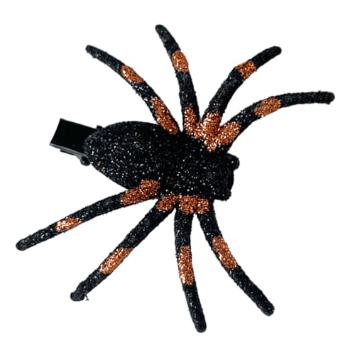 Rdxanc Glitzernde Halloween-Haarspange mit Arachniden-Motiv, modische Kopfbedeckung für Damen und Kinder, leichtes Party-Zubehör von Rdxanc