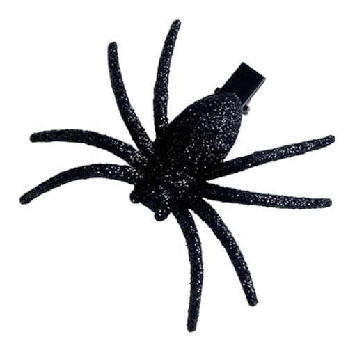 Rdxanc Glitzernde Halloween-Haarspange mit Arachniden-Motiv, modische Kopfbedeckung für Damen und Kinder, leichtes Party-Zubehör von Rdxanc