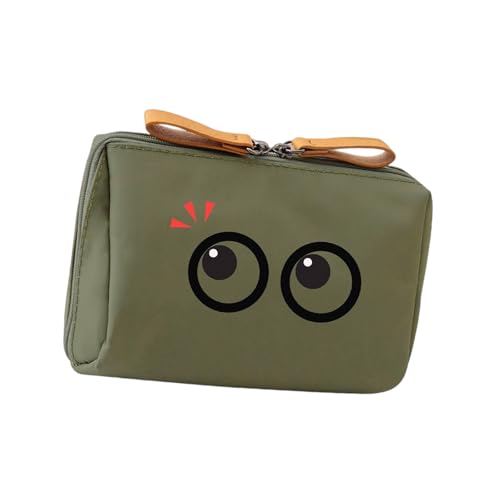 Rdxanc Modische Nylon-Kosmetiktasche, organisiert, praktische Make-up-Tasche, Reisetasche, Kulturbeutel, Aufbewahrungstasche für Damen von Rdxanc