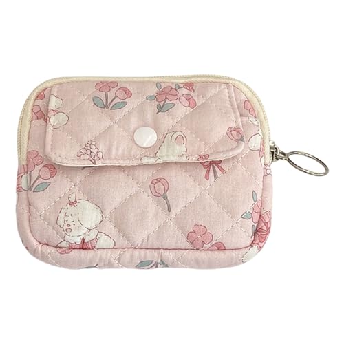Rdxanc Münzgeldbörse mit Blumenmuster, kleine Aufbewahrungstasche, Cartoon-Geldbörse, Münzbeutel, Geldbeutel, Kleingeldtasche, koreanischer Stil, Kleingeldbörse von Rdxanc