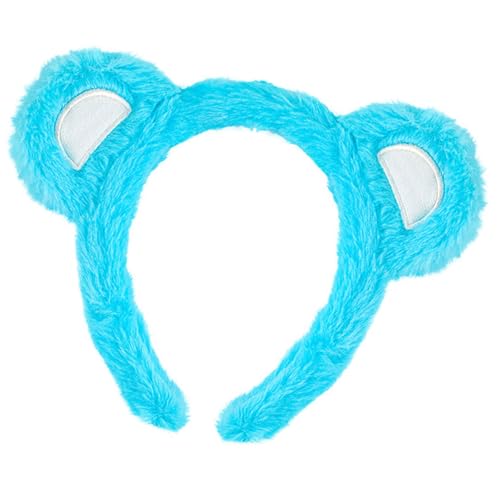 Rdxanc Pelzbär-Ohr-Stirnband mit verstellbarem Design für Kinder und Frauen, weiches Plüsch-Haar-Accessoire für den täglichen Gebrauch oder Partys von Rdxanc