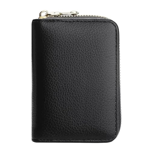 Rdxanc RFID-blockierendes Kreditkartenetui, Kartenorganizer, Akkordeon-Geldbörse, kompakte Größe, PU-Leder, Reißverschlüsse, Kartenetuis, BK, as the picture shows von Rdxanc