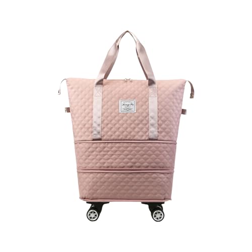 Rdxanc Reisetasche mit Rädern, erweiterbar, Turnbeutel, Wochenendtasche, große Kapazität, Gepäcktasche, faltbar, Fitnesstasche, Übernachtungstasche Rdxanc Reisetasche mit Rädern, erweiterbar, Turnbeutel, Wochenendtasche, große Kapazität, Gepäcktasche, faltbar, Fitnesstasche, Übernachtungstasche von Rdxanc
