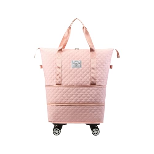 Rdxanc Reisetasche mit Rädern, erweiterbar, Turnbeutel, Wochenendtasche, große Kapazität, Gepäcktasche, faltbar, Fitnesstasche, Übernachtungstasche Rdxanc Reisetasche mit Rädern, erweiterbar, Turnbeutel, Wochenendtasche, große Kapazität, Gepäcktasche, faltbar, Fitnesstasche, Übernachtungstasche von Rdxanc