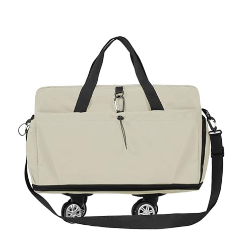 Rdxanc Reisetasche mit Rollen, Fitnesstasche, Turnbeutel, erweiterbar, Sporttasche, große Kapazität, Übernachtungstasche, Trainingstasche, Wochenendtasche Rdxanc Reisetasche mit Rollen, Fitnesstasche, Turnbeutel, erweiterbar, Sporttasche, große Kapazität, Übernachtungstasche, Trainingstasche, Wochenendtasche von Rdxanc