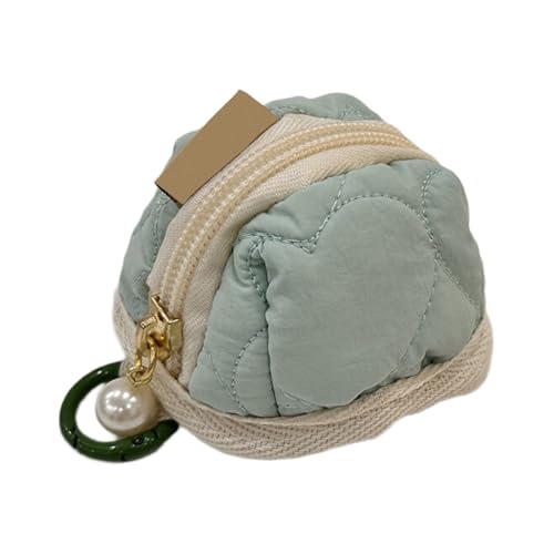 Rdxanc Weiche Baumwoll-Kopfhörer-Tasche mit praktischer Lippenstift-Aufbewahrung mit Reißverschluss für Mode-Enthusiasten und Studenten, Gn, as the picture shows von Rdxanc