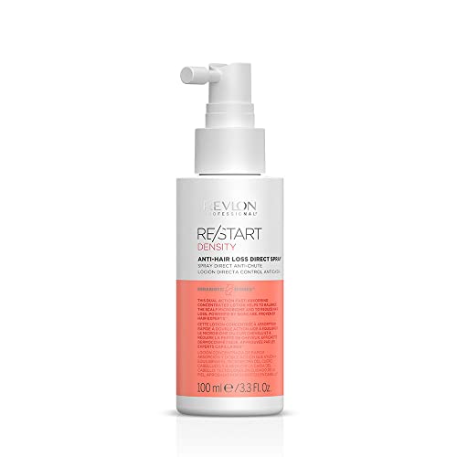 RE/START Density Anti-Hair Loss Direct Spray, 100 ml, Lotion zur Stärkung von brüchigem Haar, Spray für Hilfe & Schutz bei Haarausfall, revitalisierend für Haare und Kopfhaut von REVLON PROFESSIONAL