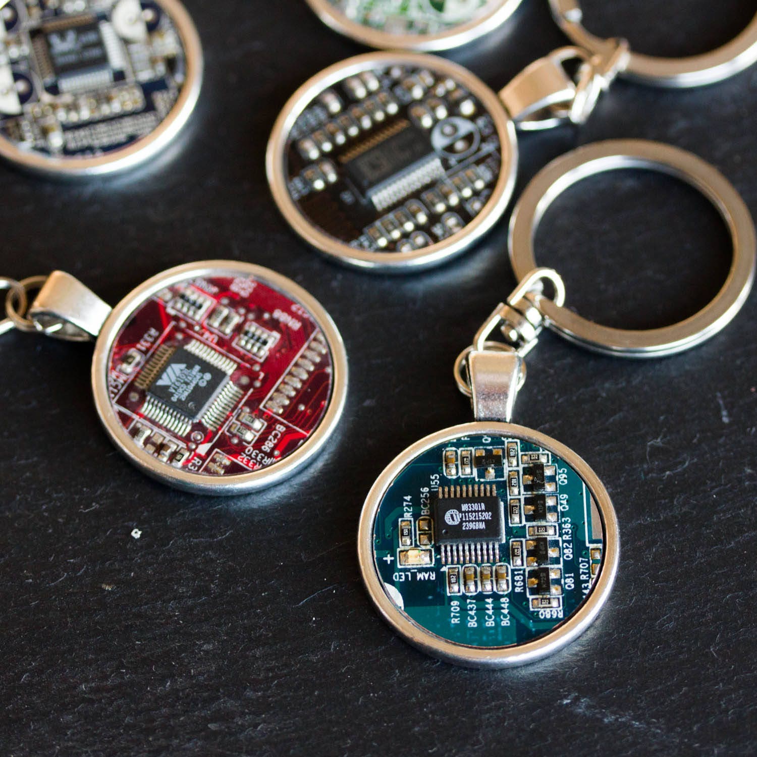Platine Schlüsselanhänger, Recyceltes Geschenk Für Computer Nerd, Cooler Geeky Tech von ReComputing