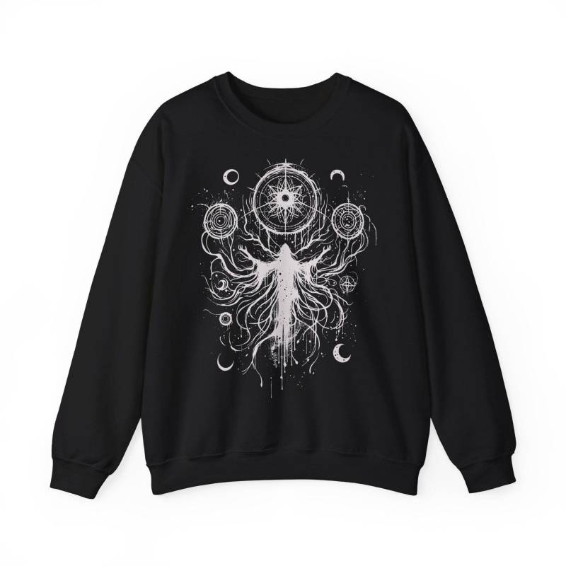 Eu| Sweatshirt - "Anima Mundi" Alternative Fantasy Darkwear Everyday Goth Gothic Dark Witch Unisex By Redawn von ReDawnDesign