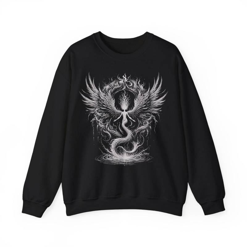 Eu| Sweatshirt The "Naga" Alternative Fantasy Darkwear Everyday Goth Gothic Dark Witch - Unisex Sweater By Redawn von ReDawnDesign