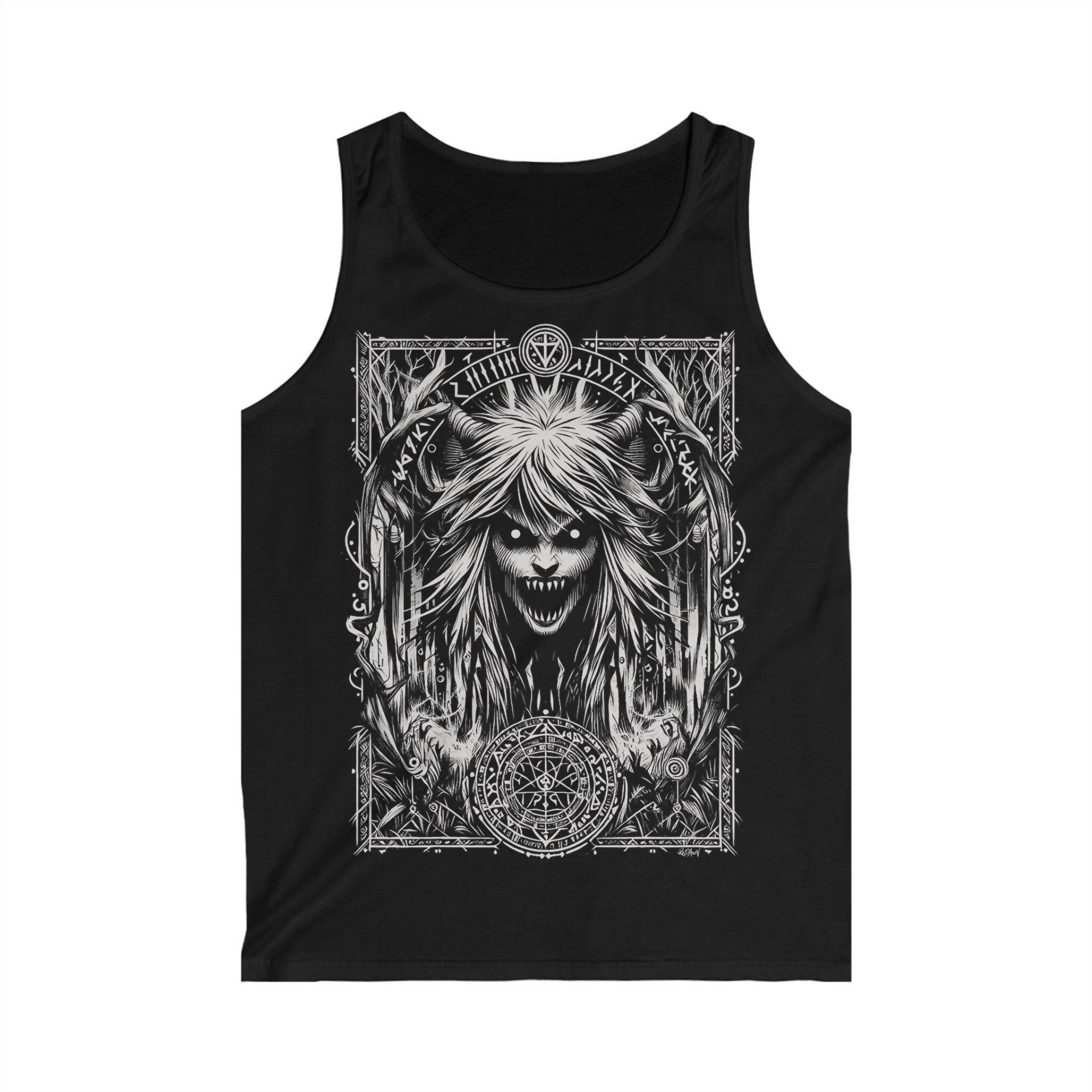 Uk| Tank Top "Caoine Of Banshee" Alternative Fantasy Darkwear Everyday Goth Gothic Dark Obscure Witch - Unisex By Redawn von ReDawnDesign