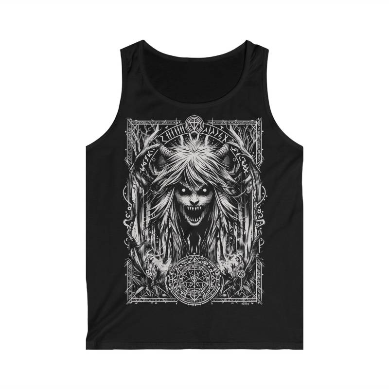 Uk| Tank Top "Caoine Of Banshee" Alternative Fantasy Darkwear Everyday Goth Gothic Dark Obscure Witch - Unisex By Redawn von ReDawnDesign