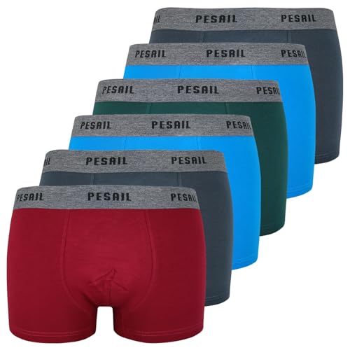 6er Pack Jungen Kinder Boxershorts Baumwolle Retroshorts Unterhose Boy 122-164, Größe:158-164 von ReKoe