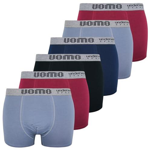 6er Pack Jungen Kinder Boxershorts Baumwolle Retroshorts Unterhose Boy 122-170, Größe:158 von ReKoe