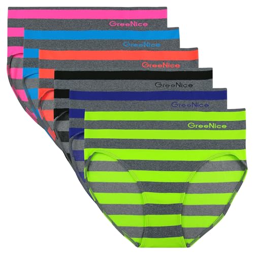 ReKoe 6er Pack Damen Slip Microfaser Dessous Frauen Unterwäsche S-XXL Verschiedene Set (Set 14), Größe:L-XL = 40/42 von ReKoe