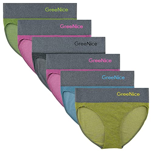 ReKoe 6er Pack Damen Slip Microfaser Dessous Frauen Unterwäsche S-XXL Verschiedene Set (Set 4), Größe:S-M = 36/38 von ReKoe