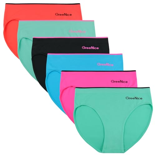 ReKoe 6er Pack Damen Slip Microfaser Dessous Frauen Unterwäsche S-XXL Verschiedene Set (Set 7), Größe:M-L = 38/40 von ReKoe