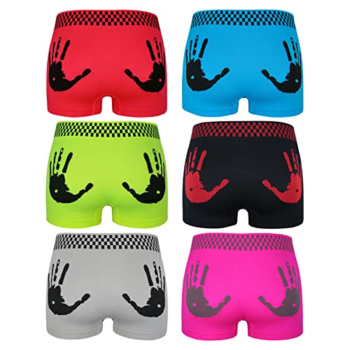 ReKoe 6er Pack Microfaser Uomo mit Hand Shorts Unterwäsche Pants Herren Boxershorts, Größe:M/L von ReKoe