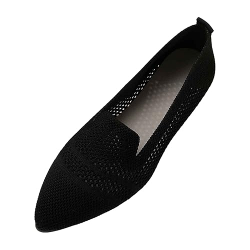 Ballerinas Damen Schuhe Lässiger Schuhe Waschbar Schnürschuhe Arbeitsschuhe Bequem Weich Loafers Runde Zehe Flats Weiche Sportlich Tanzschuhe von ReSin90s