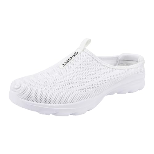 Clogs Damen Sommer Hausschuhe Slip on Clogs Atmungsaktive Pantoletten Weiche rutschfest Hausschuhe Verdicken Walking Schuhe Strand Schuhe Sandalen von ReSin90s