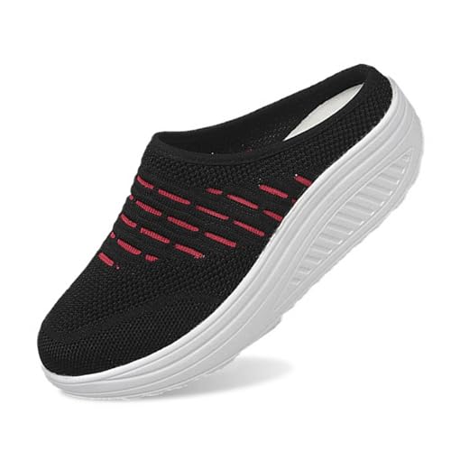Clogs Pantoletten Für Damen Sommer Hausschuhe Atmungsaktiv Mesh Pantoletten Diabetiker Freizeit Schuhe Weite H Hausschuhe Krankenschwester Schuhe Weiche Sohle Sandalen Für Damen Herren von ReSin90s