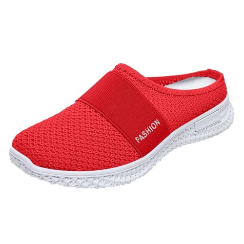 Clogs Sommer Hausschuhe Leichte Atmungsaktive Pantoffeln Slip on Walking Freizeit Schuhe Mit rutschfest Gesundheitsschuhe Slipper Weiche Sohle Sandalen Für Damen Herren von ReSin90s