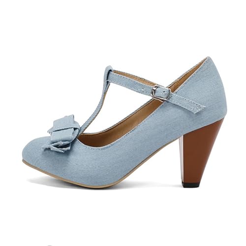 Dame Mary Janes Pumps Chunky High Heel Kleid Schuhe Dicker Absatz Pumps Bequem Damenschuhe Halbschuhe Highheels Trachtenschuhe für Hochzeiten und Partys Dame Mary Janes Pumps Chunky High Heel Kleid Schuhe Dicker Absatz Pumps Bequem Damenschuhe Halbschuhe Highheels Trachtenschuhe für Hochzeiten und Partys von ReSin90s