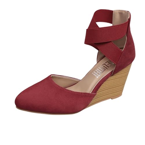 Dame Mary Janes Pumps High Heels Pumps Riemchen Blockabsatz Geschlossen Schuhe Oktoberfest Schuhe Tanzschuhe Brautschuhe Tanzschuhe Dirndl Plateau, Kleider, Brautschuhe Party von ReSin90s