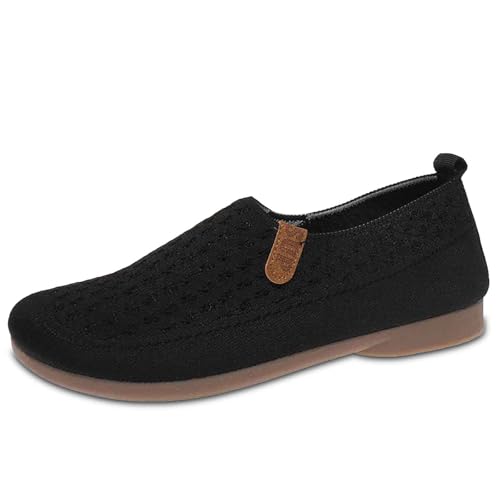 Damen Ballerinas Fashion Schuhe Mokassins Slip on Loafers Frauen Spitze Zehe Ballett Flach Loafers Fußgewölbeunterstützung Geschlossene Halbschuhe Damen Ballerinas Fashion Schuhe Mokassins Slip on Loafers Frauen Spitze Zehe Ballett Flach Loafers Fußgewölbeunterstützung Geschlossene Halbschuhe von ReSin90s
